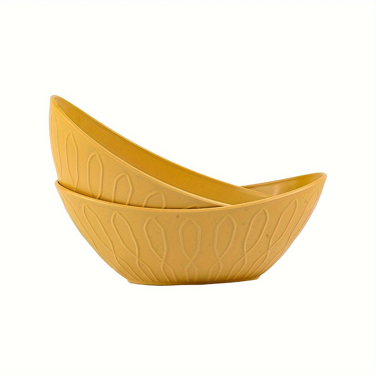 2PCS Ingot Shape Unbreakable Bowl – Kitchen Bowl for Oatmeal & Salad, Serving Bowl for Salad, Side Dishes, Pasta