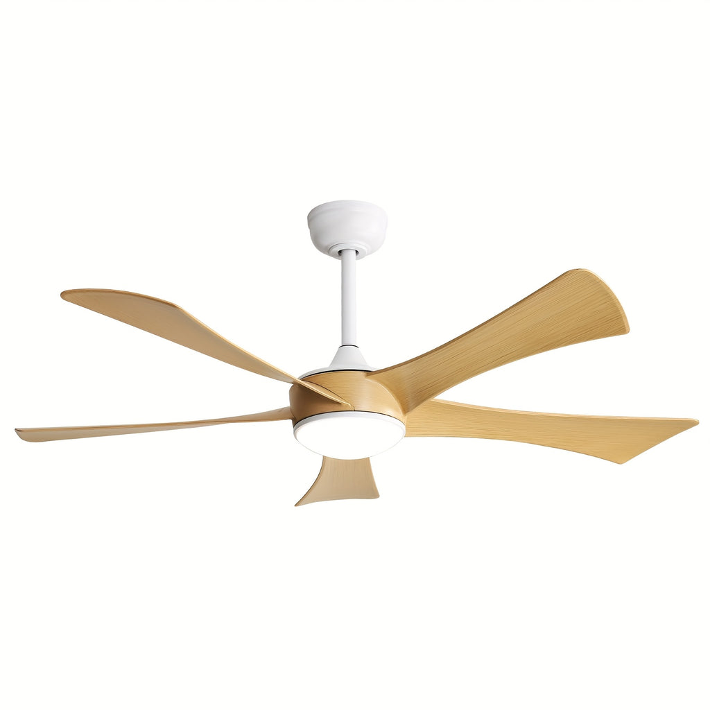 Sofucor 52 Inch Smart Ceiling Fan with Light & Remote - Modern Low Profile Design, Energy-Efficient DC Motor, Smart Ceiling Fan for Rooms, Bedrooms, Living Rooms - Easy Installation, Quiet Operation, High Efficiency