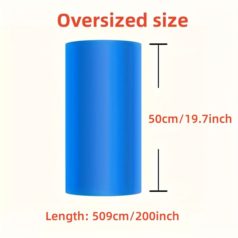 1卷 19.6 * 200 英寸工业用屋顶胶带，蓝色/银色/灰色/金属屋顶材料，适用于金属表面、屋顶、铁皮，防止水漏