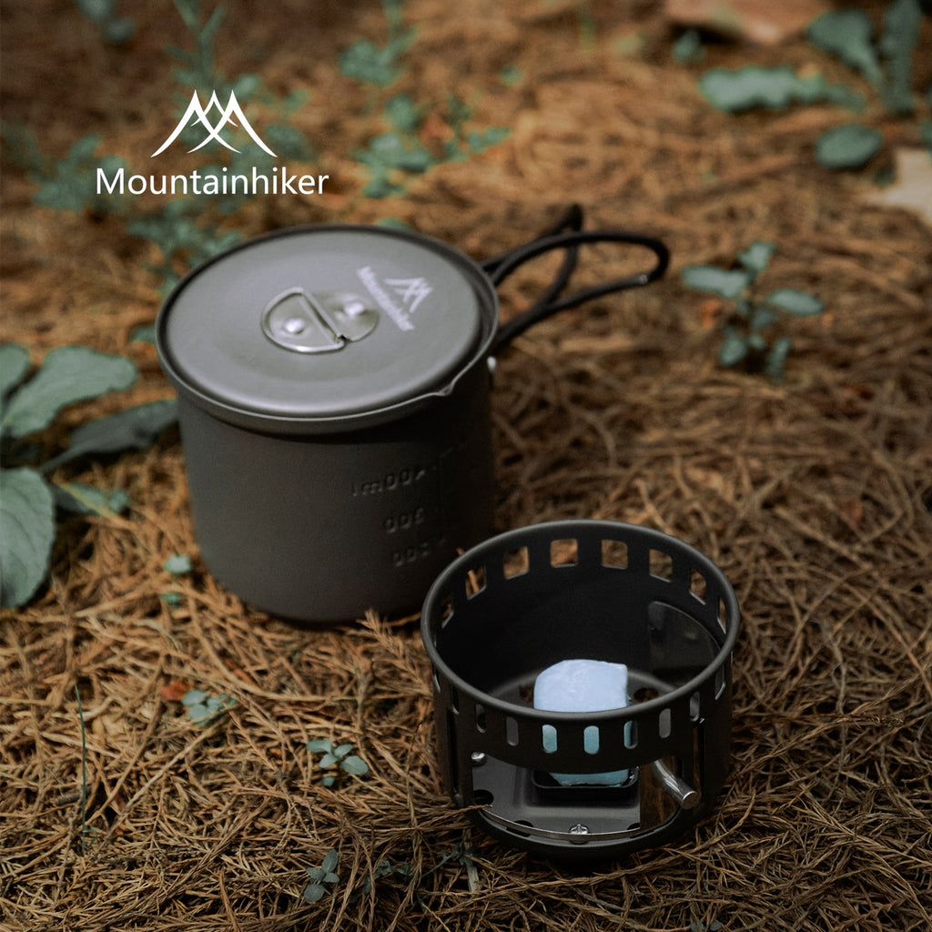 Separate Stove | 40-Min Long-Lasting Outdoor Stove Set | Ultra-Light Aluminum Portable Stove | Must-Have for Camping, Picnic & Tea Boiling (Free Storage Mesh Bag) | Only for Cooking