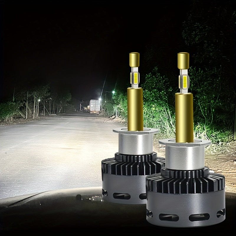 2PCS 1:1 OEM Optical Performance LED Car Headlight Bulbs, 110W High Brightness LED Bulbs, Hotspot Separation Technology, No Dead Light, H7/H1/H4/9005/HB3/9006/HB4/H11/H8/H9/H16