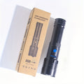 Ultra Bright Long Range Flashlight, Tactical Light, Rechargeable Zoom Flashlight, Camping Light, Emergency Flashlight