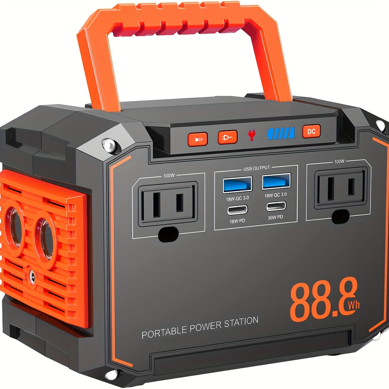 350W/150W峰值行動式太陽能發電機，隨附60W/40W/30W/21W太陽能板，240Wh/111Wh/88.8Wh太陽能充電寶，配備交流/直流/USB介面，適用於露營帳篷、戶外應急、家庭使用、持續氣道正壓通氣機（CPAP）、風扇、膝上型電腦、緊急情況、禮品