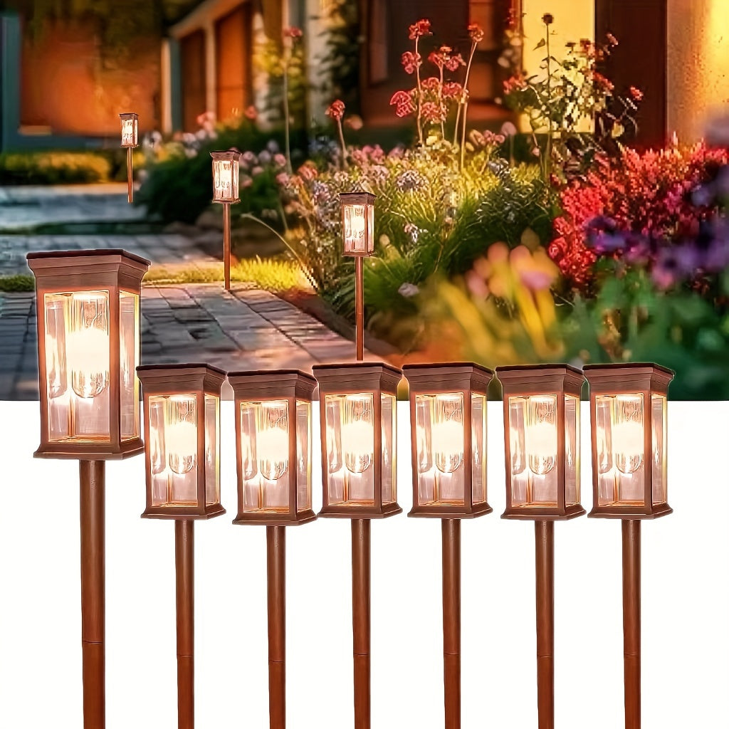 ZYHWDJ, New Upgraded Solar Spotlight, Lawn Light Suitable for Outdoor Courtyard, Home Garden, Camping Party, Sidewalk, Path, Lawn, Autumn and Winter Decoration, Christmas and Thanksgiving Decoration, Gift