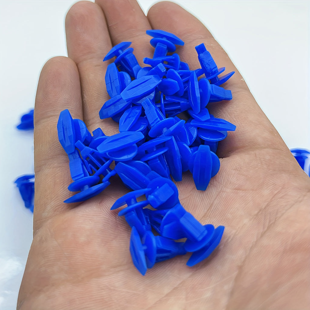 60/100pcs Car Window Sealing Clips - Durable Plastic Yellow Spring Clips with Strong Adhesive, Suitable for Windproof Strips, Door Frames, and Trim Accessories (Auto Parts)