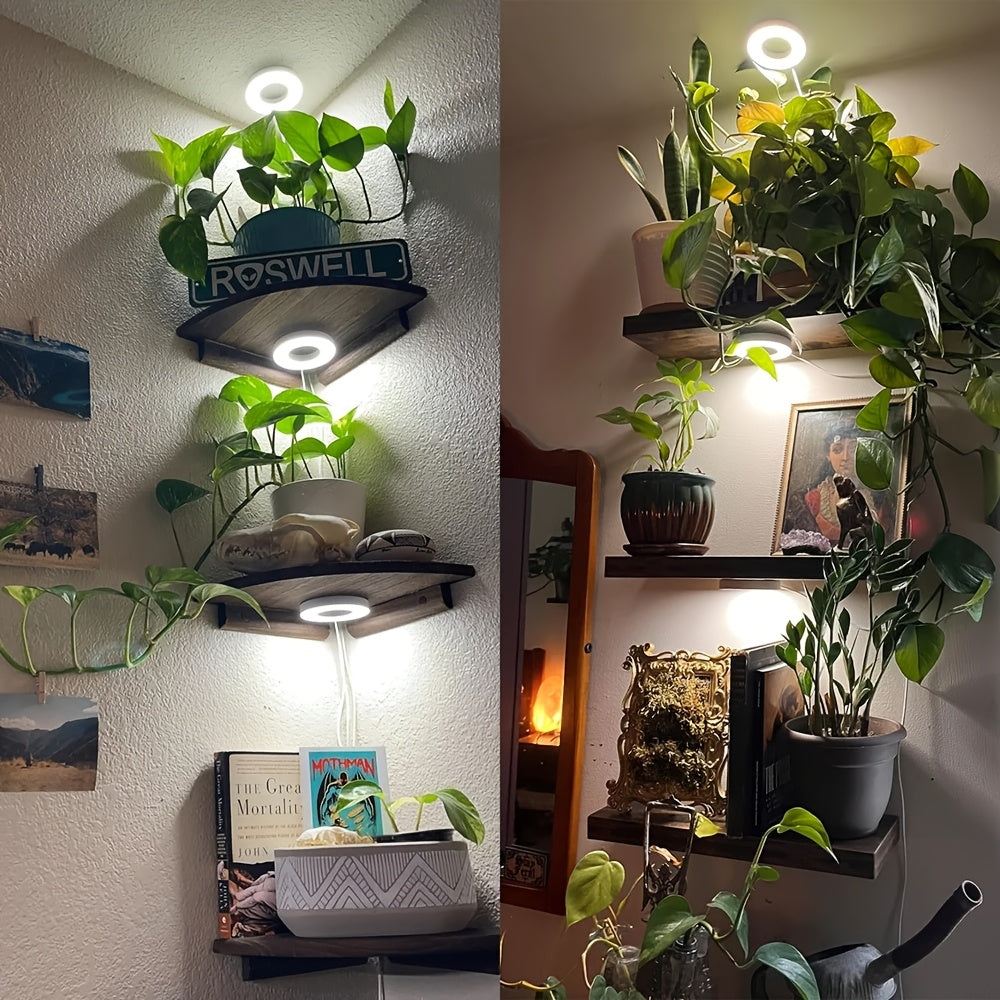 Smart Full Spectrum LED Grow Light for Indoor Plants, Specially Designed for Indoor Potted Plants. 3/6/9H Timer, Ideal for Balcony & Houseplants