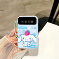 Cinnamoroll Power Bank Cute Sanrio Portable Charger Blue, 20000mAh Travel Essential Power Bank with 4 Built-in Cable, Small And Fast Charging Battery Pack, Ultra-bright LED Lights, Suitable for IPhones/Android Phones