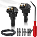 2-Pack Front Windshield Washer Nozzle Set, Wiper Spray Nozzle