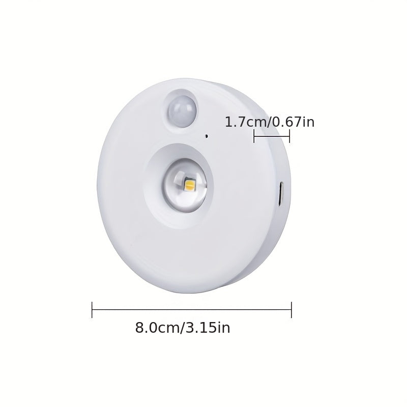 Rechargeable magnetic small spotlight for display cabinets, decorative sensor light for wine cabinets, product light and shadow lamp for cabinets and wardrobes