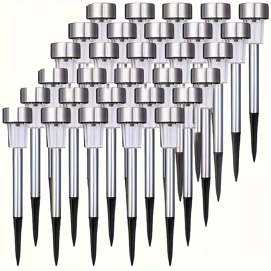 Super Bright Solar Lights, Available in 10, 20, 30 or 40 Packs, Perfect for Decorating Gardens During Halloween, Christmas and New Year. These Amazing Multi-Pack Landscape Lights Provide Dusk-to-Dawn Illumination for Over 12 Hours