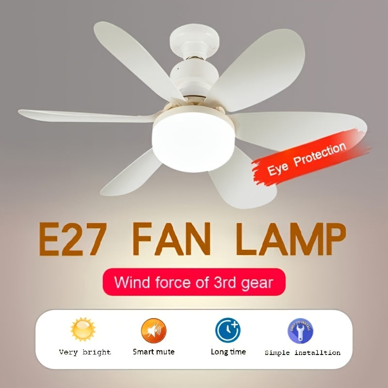 Sofucor 1 Piece 20" Flush Mount Ceiling Fan with Light, Remote Control, Small Ceiling Fan with Light, Timing & Dimmable 3 Colors, E26 Base Ceiling Fan, Ideal for Bedroom, Living Room, Garage, Kitchen