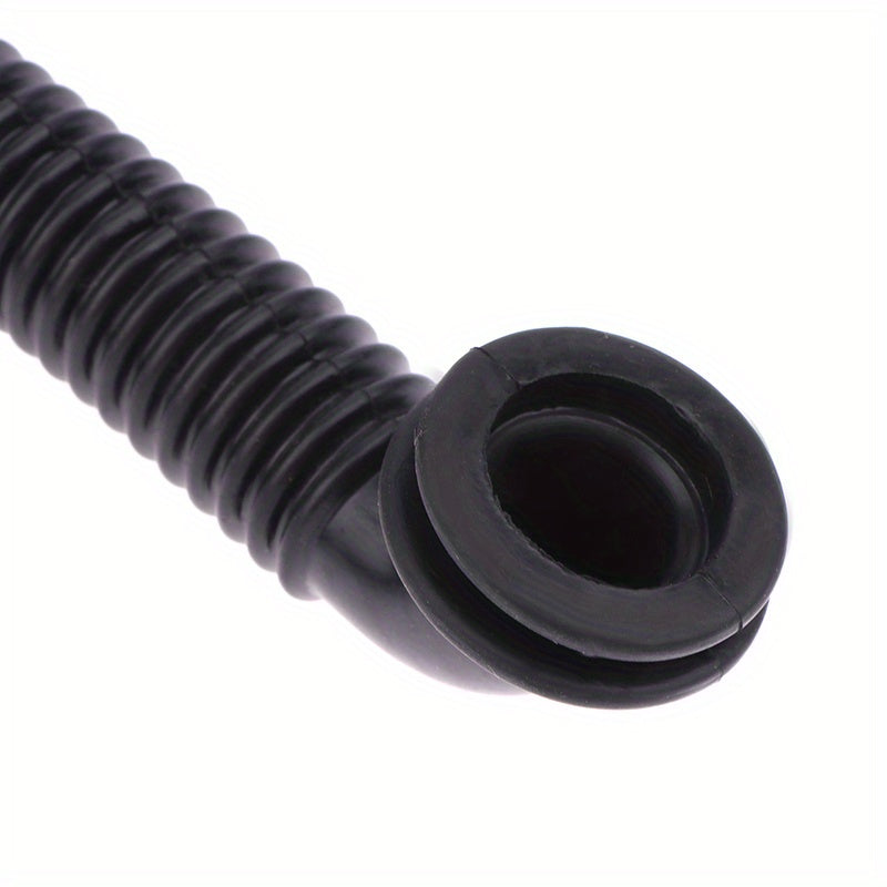 Automotive Wire Harness Door Tube | Black Rubber Dust-Proof Wiring Protection Conduit, Universal Fit