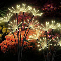 New Outdoor Solar Firework Light | IP65 Waterproof Rating, - 2 Modes Switch | Perfect for Courtyard, Walkway, Garden, Christmas and Halloween Party Decoration