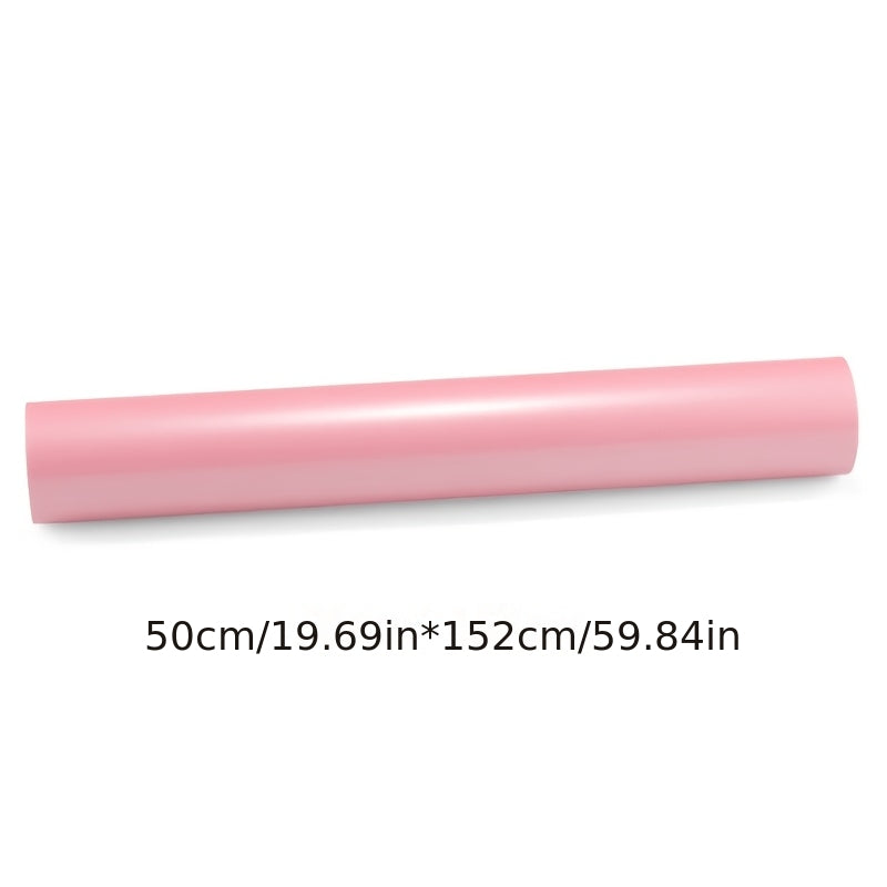 樱花粉色 19.69英寸 X 59.84英寸 车贴膜 温和粉色色调 甜美耐用 少女风甜美改色 高颜值改装 车贴膜 高品质PET膜 通用型 适用于汽车摩托车