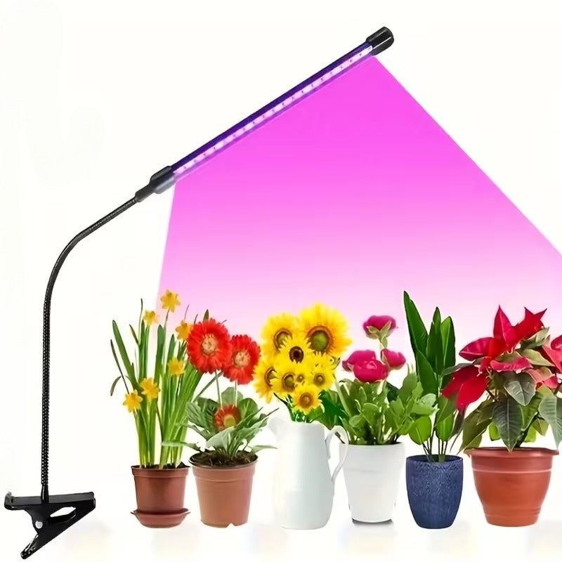 VZUO Multifunctional Adjustable Full Spectrum LED Grow Light, Red & Blue Spectrum, High-Efficiency Full Spectrum Panel, Adjustable Plant Lamp & Flexible Rotation, for Indoor Greenhouse Flowers, Ideal for Home Gardening
