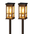 8-Piece Outdoor Bright Solar Path Light, Upgraded Outdoor Solar Light, Brightness Lasts Up to 12 Hours, Automatic On/Off Garden Light, Suitable for Landscape Courtyard, Patio Lawn, Path, Sidewalk, Driveway and Outdoor Decoration