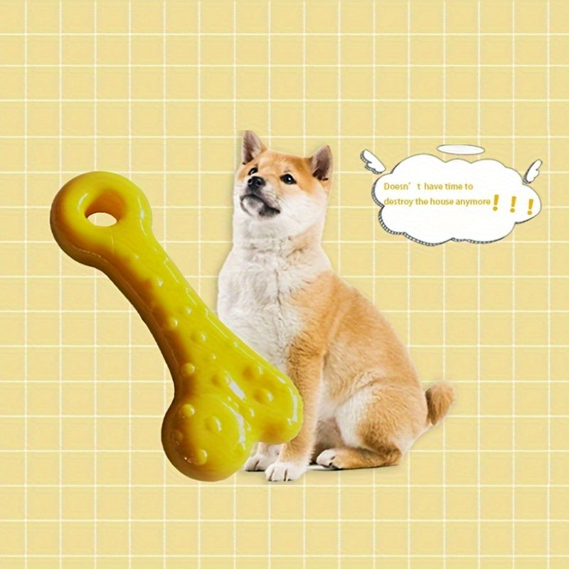小型犬专用可嚼骨，时尚狗粮玩具，毛茸茸小狗的理想选择