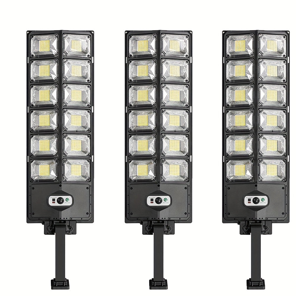 1/2/3/4/6 Pack 504 LED Solar Street Light, Ultra-Bright Outdoor, 6500K Daylight White, Dusk-to-Dawn Sensor Energy Saving Light, Perfect for Home Decoration, Courtyard, Garage, Foyer, Pathway, Adjustable Bracket, Easy Installation