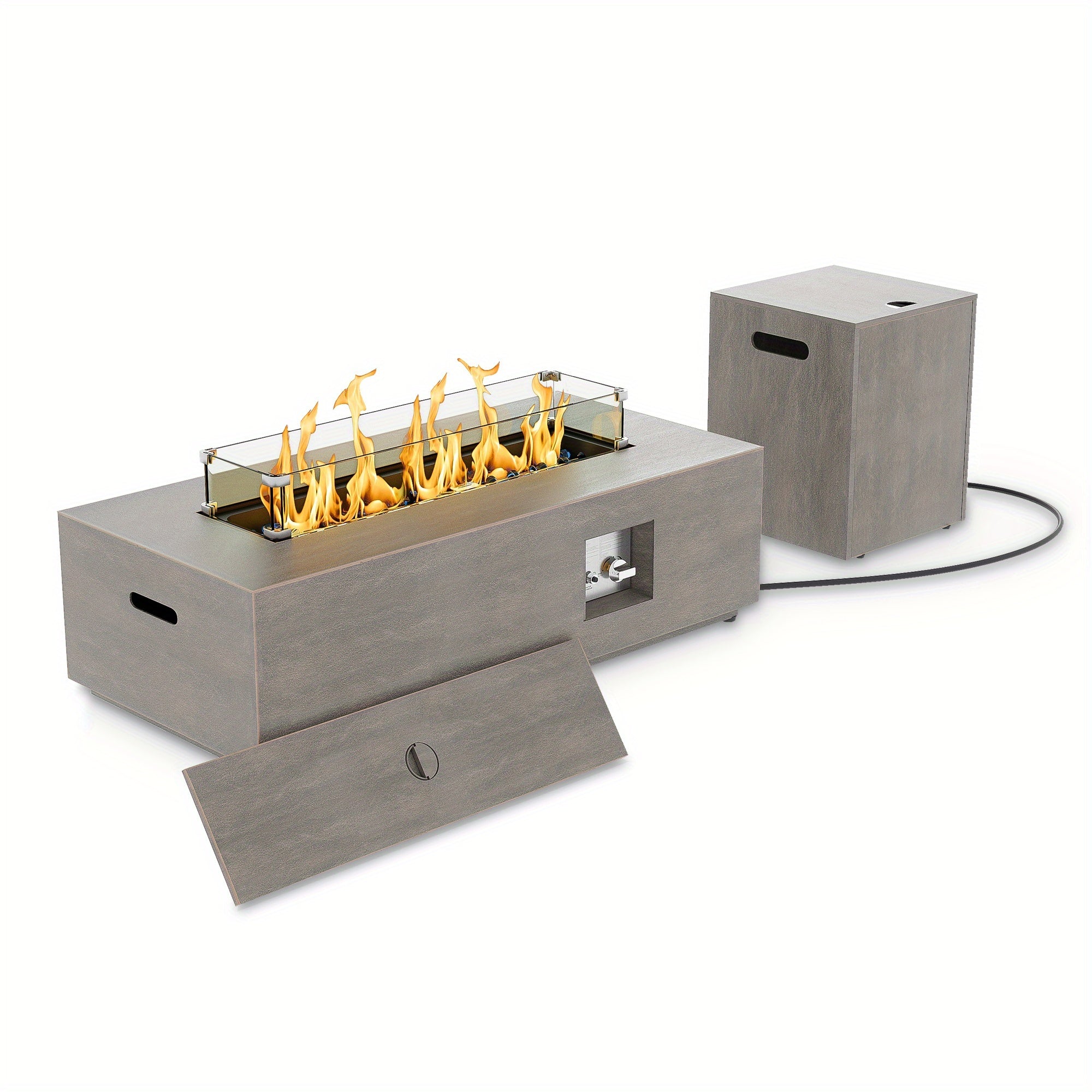 42-Inch Propane Fire Pit, 50,000 BTU, Outdoor Propane Fire Pit, Patio Propane Fire Pit, Outdoor Fire Table