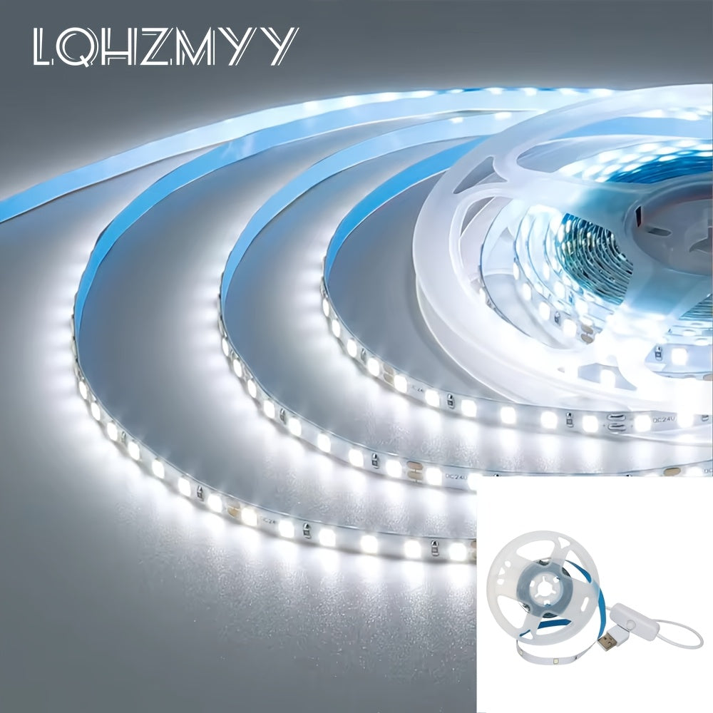 LQHZMYY USB供电501开关 LED灯带 - 家用、派对、圣诞节、生日装饰即插即亮照明 - 无需外接适配器的节能型LED灯带，适用于桌面、露营、婚礼、室内/户外装饰 - 节日氛围灯光，可调节柔性照明，多功能装饰灯
