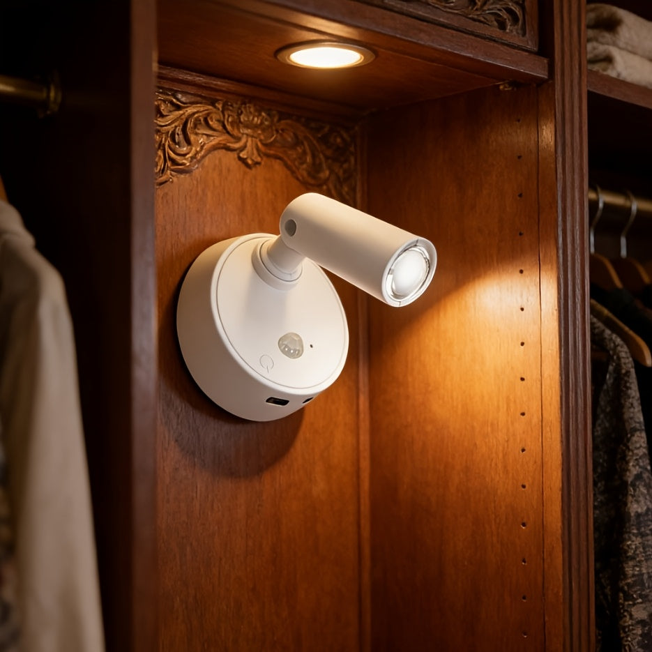 2026 new LED home decorative wall light, bedside table reading light, 3 lighting modes, magnetic installation design, bedroom decorative wall light, no-wiring rechargeable wall light, magnetic spotlight USB floor lamp, specially for bedroom walls