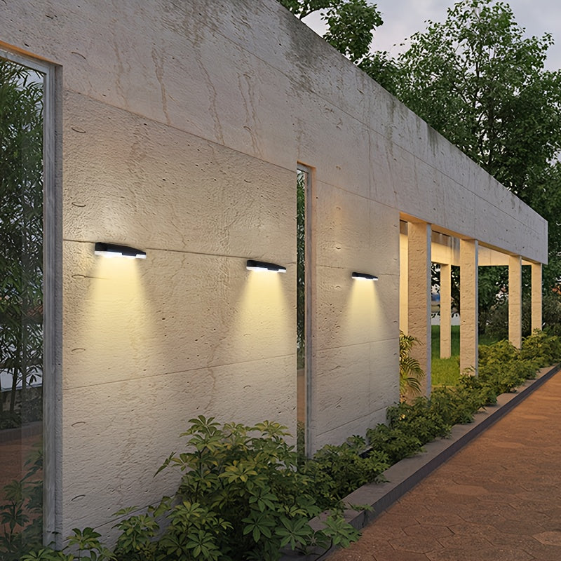 New Year Edition Solar Wall Washer Light Outdoor Garden Patio Balcony Lighting Ambient Decorative Wall Light Multi-Color Courtyard Light