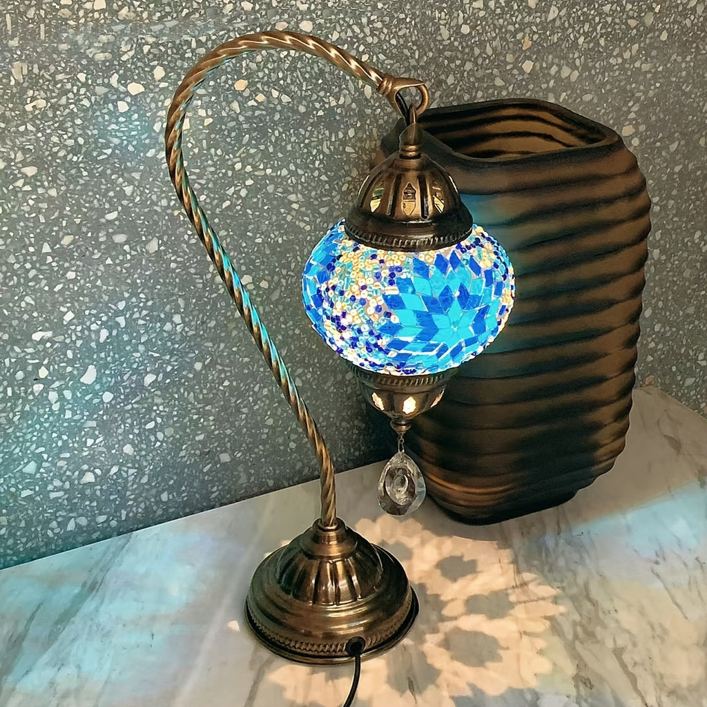 Limited edition Turkish vintage romantic small table lamp, decorative table lamp for bedroom, study, coffee shop, restaurant, hotel, homestay