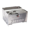Sterno Folding Camping Stove - Portable Outdoor Cooker, Easy to Assemble, Ideal for Outdoor Picnics, Tailgate Parties & Emergencies - 1 Pack, Silver/