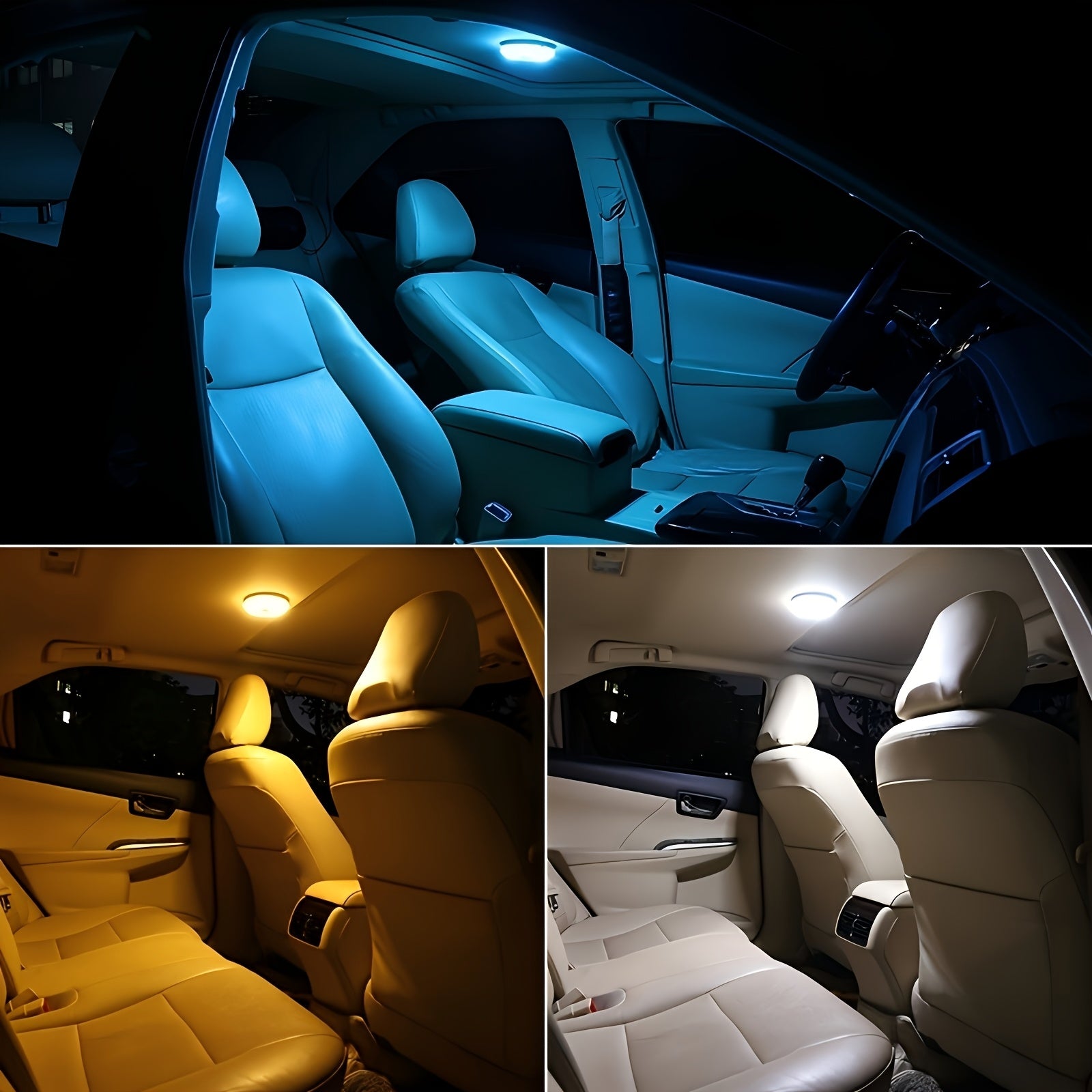 Car Reading Light Interior Lighting Ambient Light Front and Rear Ceiling Light Trunk Roof Light
