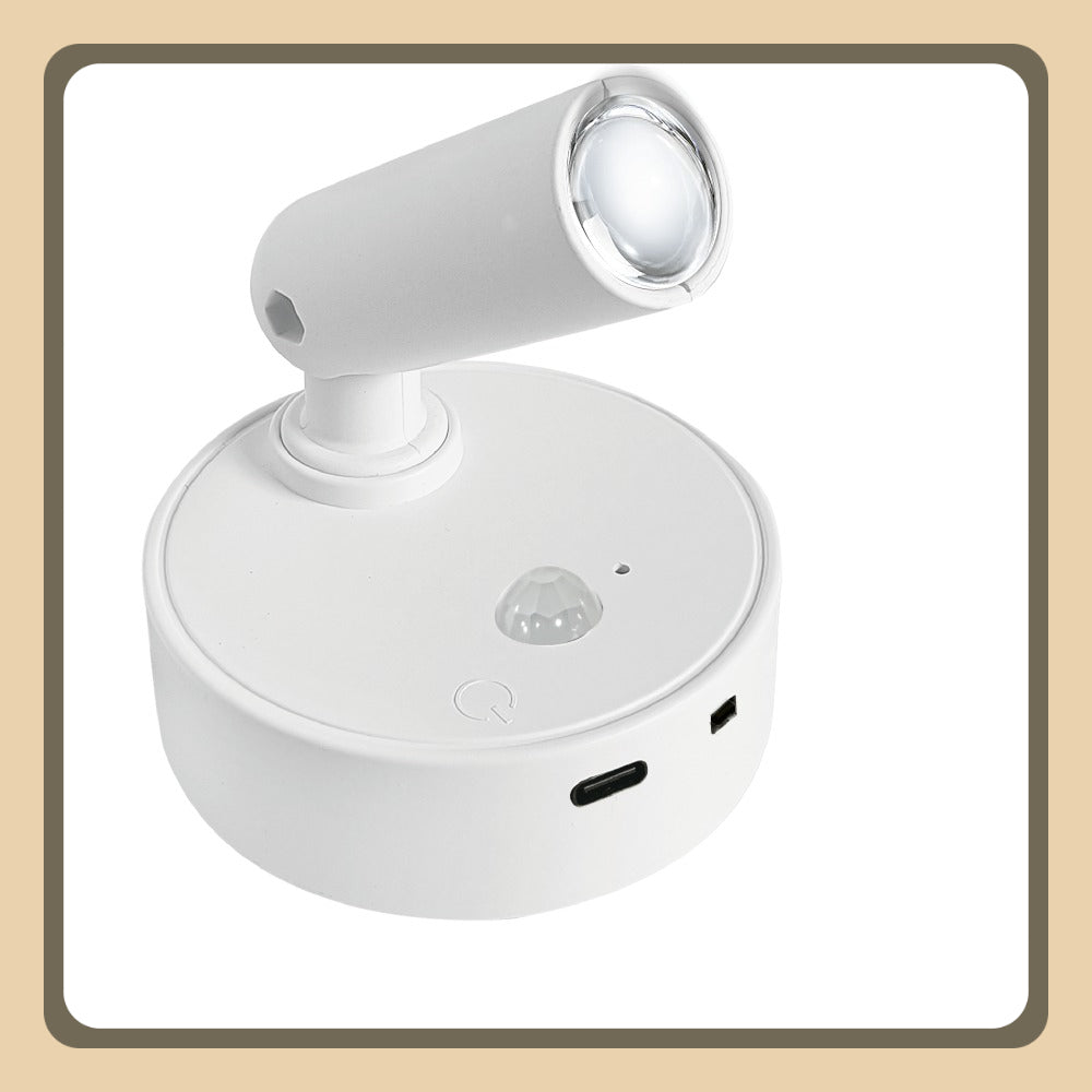 Smart ambiance sensor spotlight, no-wiring magnetic installation, living room accent wall ambiance light / bedroom bedside night light / hallway corridor sensor light / study room partial decorative light