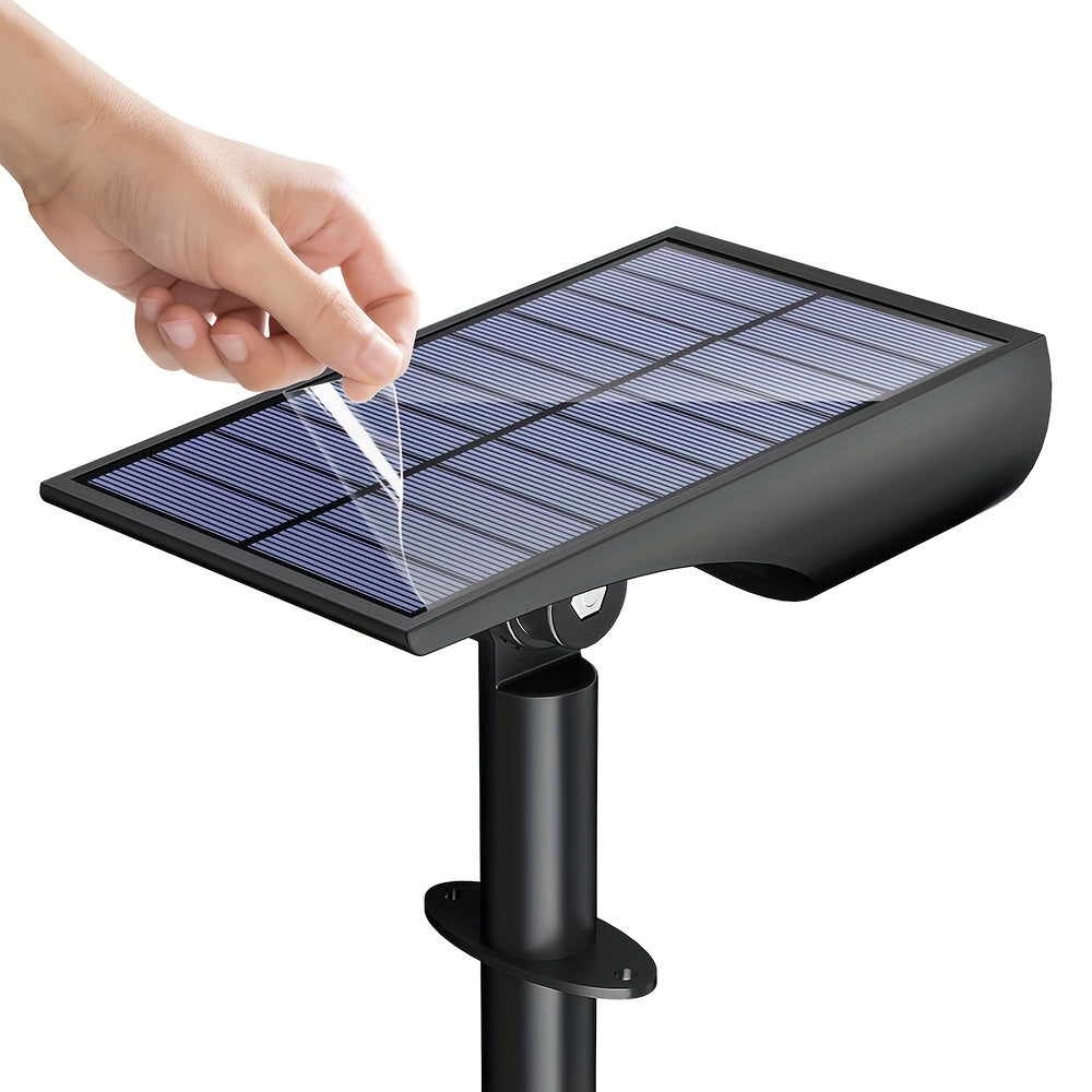1-pack outdoor solar spotlight 9 LEDs landscape decoration courtyard lawn lamp solar tree light, 5 lighting modes without remote control