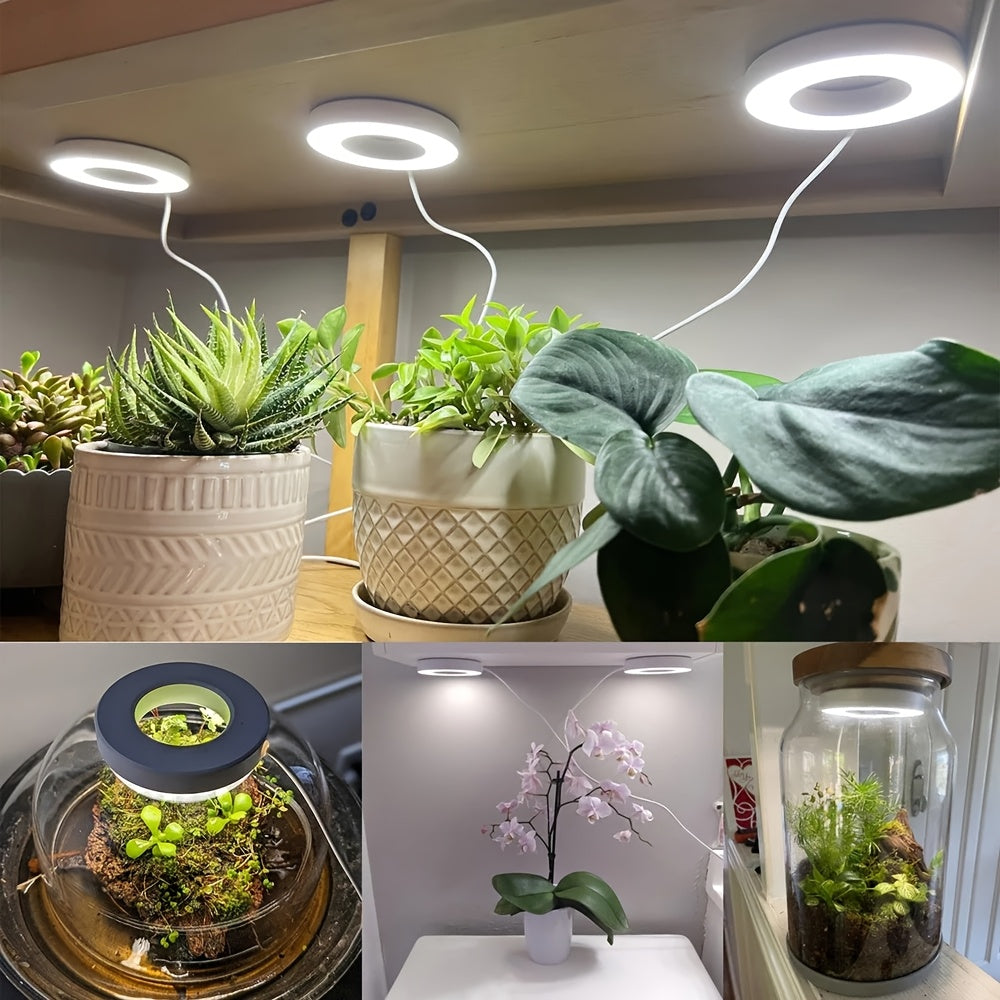 Smart Full Spectrum LED Grow Light for Indoor Plants, Specially Designed for Indoor Potted Plants. 3/6/9H Timer, Ideal for Balcony & Houseplants