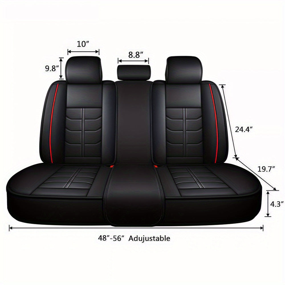 Full Coverage Car Seat Covers, Seat Covers for Sedan, SUV, Pickup Truck, Auto Seat Covers, Car Seat Cushions, 5-Seat Multi-Color Options Seat Covers
