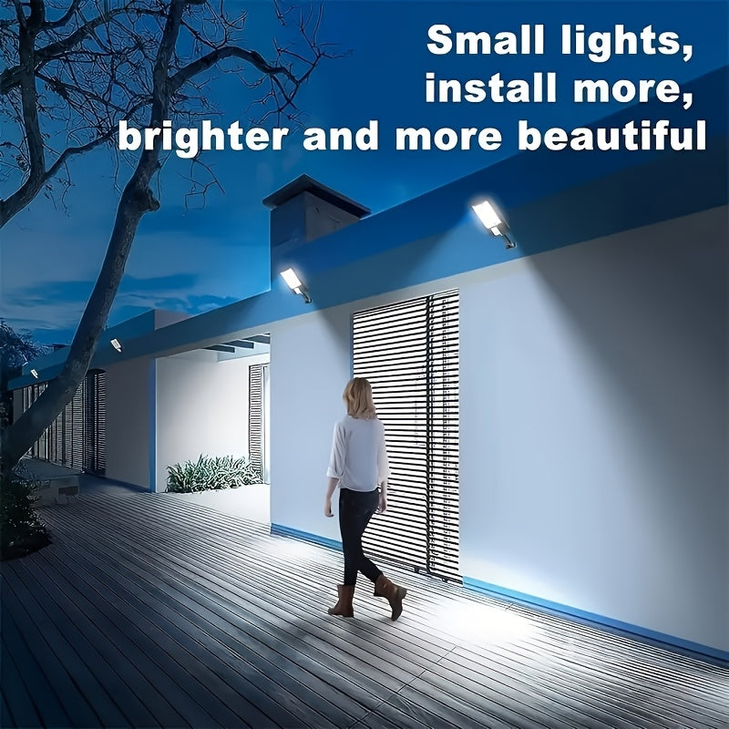 2026 New 616LED Solar Street Light, Super Bright Wall Light, LED Outdoor Lighting Fixture, IP44 Protection Rating, Four Lighting Modes, Safety Lamp, Easy Installation