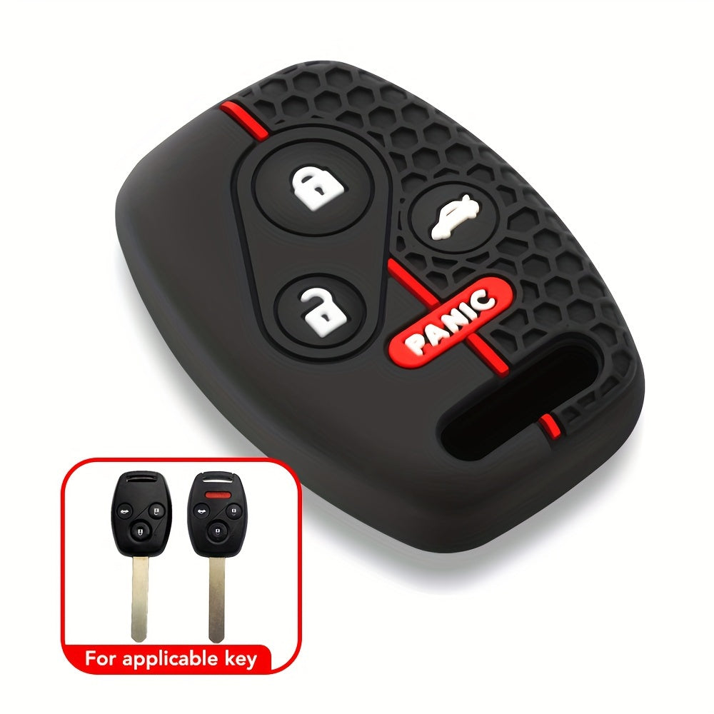 1pc Car Key Cover – Compatible with Honda Civic, CR-V, SR-V, FR-V, Jazz, Pilot, Accord 2006-2013: Key Fob Protector Case – Perfect Gift Idea!