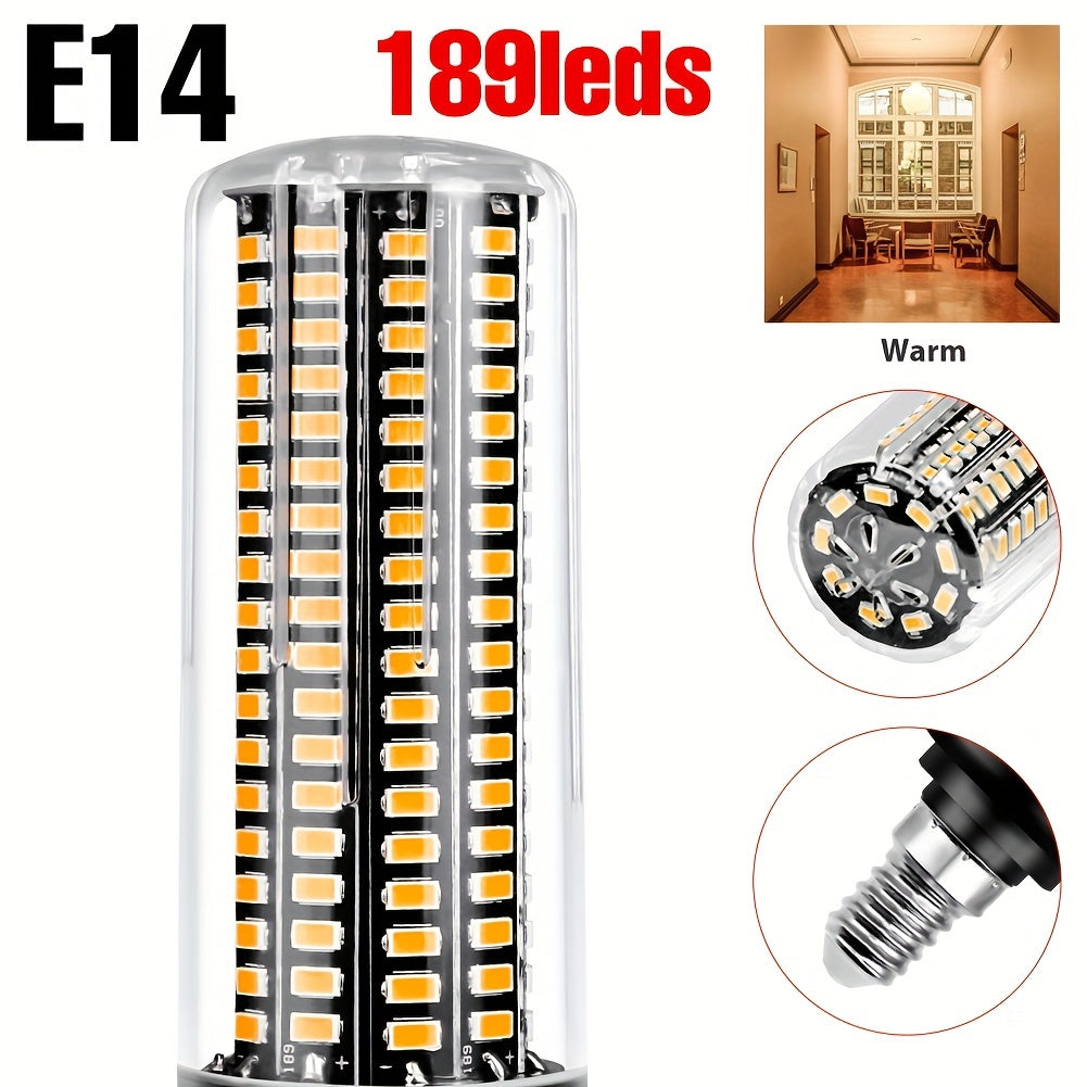 LED corn bulb E14 small screw base spotlight AC85-265V ceiling chandelier built-in bulb E27/E26 universal indoor bright eye-protection flicker-free candle light B22 home use 220V bedroom living room office study downlight 110V bathroom