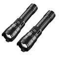 IPX6 USB Rechargeable New Flashlight, Long Lasting Battery, Multiple Adjustable Brightness Modes, Ideal for Camping, Power Outage, Home Use, Night Fishing and Emergency Gear