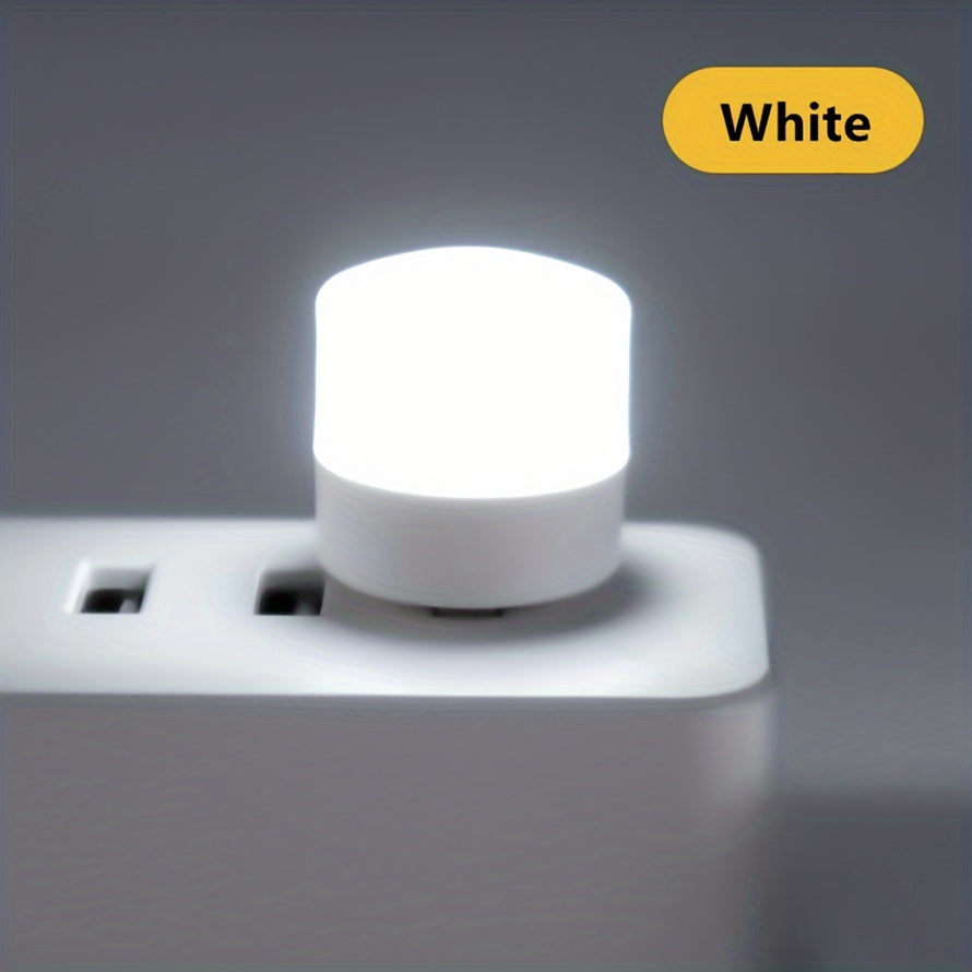 USB night light, compact LED bulb, portable mini lighting, ambient lighting, decorative light, mini USB light suitable for car, bedroom, bathroom, hallway
