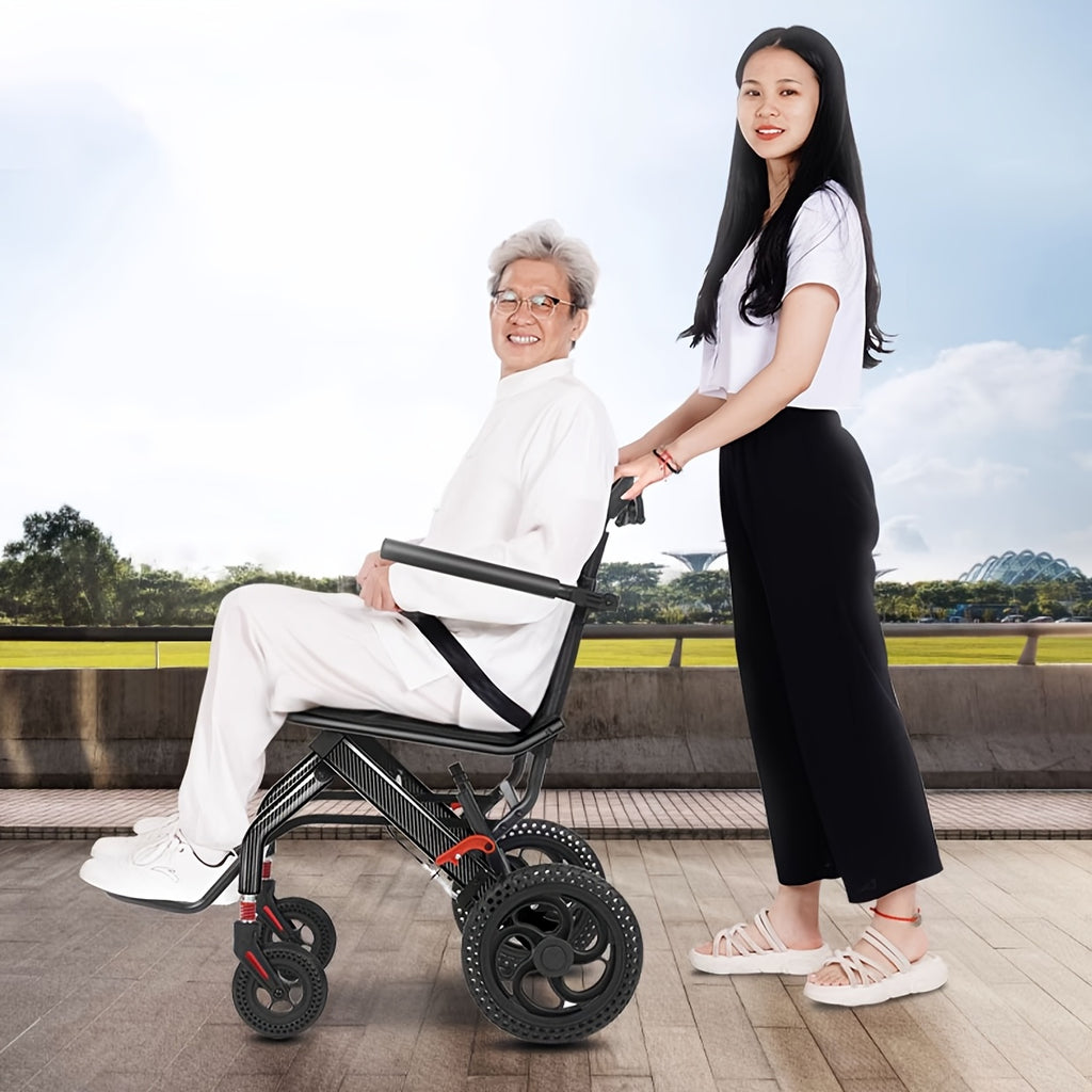 轮椅可折叠老人残疾人专用代步车老年人用品轻巧手推轮椅