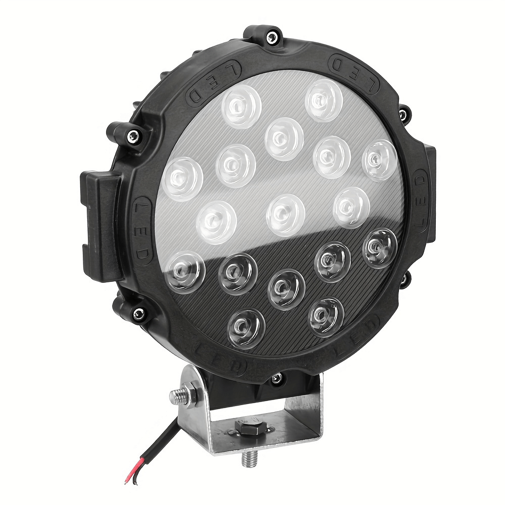 2-pack 12V 51W high brightness LED spotlight, car headlight, work light, suitable for trucks, jeeps, hummers