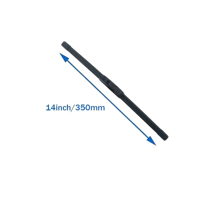 Bracketless Wiper Blade, Fits U/J-Type Hooks, High-Quality Silent & Durable, All Sizes Available. Enhances Rainy Day Visibility