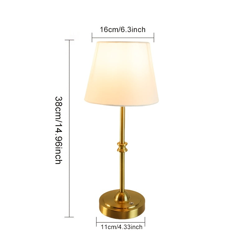Detachable bulb high-low wireless table lamp, rechargeable and portable, stepless dimming, suitable for various scene ambiance adjustment, romantic and warm gift lamp