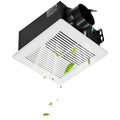VEVOR Bathroom Exhaust Fan, 80 CFM Bathroom Ventilation, Low Noise, High-Quality Motor Ceiling Fan, Standard 4-Inch Duct Interface, Suitable for Laundry Rooms, Storage Rooms, Home Ventilation, White