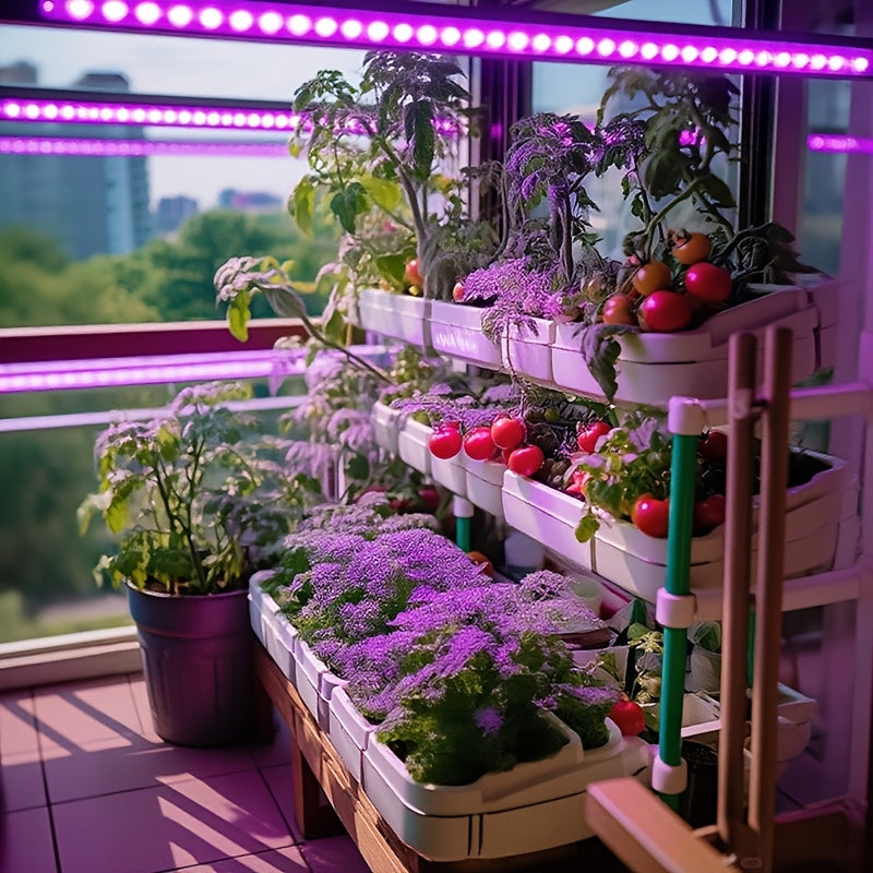 118.11 Inch LED Plant Light Strip, USB Smart Grow Light Strip, 5V 2835 Full Spectrum Grow Lamp, Supplemental Light for Vegetables, Flowers & Succulents, USB Powered, Easy to Use, Boost Plant Photosynthesis