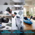 140000RPM High Power Turbo Fan with LED Light, Multi-speed Adjustable High Wind Speed, Powerful Snow & Leaf Blower, Brushless Motor Long Lasting Battery, Lightweight Mini Turbo Fan for Car Cleaning