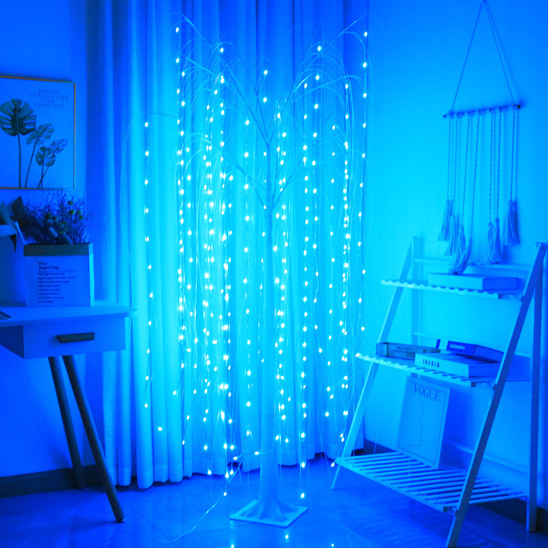70.87 英寸 296 LED 燈珠 16 種顏色，多功能樹狀燈條 USB 供電 - 適合聖誕節，感恩節和室內派對 - 包括電源線，聖誕裝飾，聖誕燈，聖誕樹燈，仙女派對裝飾，仙女燈插頭，仙女燈電池供電，仙女燈電池供電，仙女燈臥室，LED 燈臥室，聖誕燈，串燈