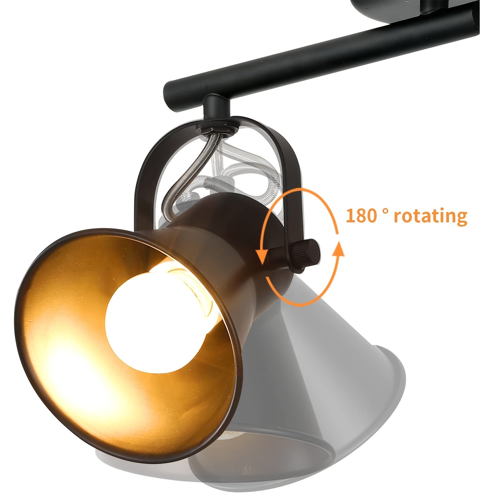 3-2-1 Modern Light Luxury Track Light - Adjustable Ceiling/Wall Floor Lamp, Suitable for Living Room, Bedroom, Dining Room, Bathroom and Mirror Vanity