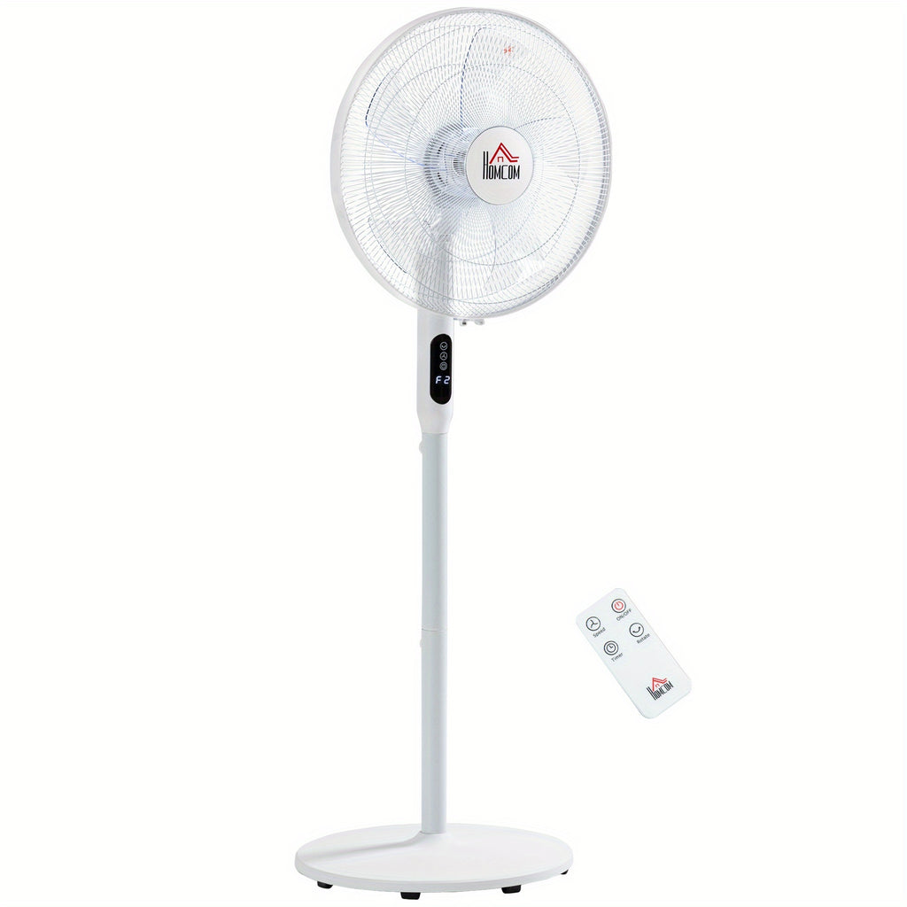 1pc HOMCOM 824-033WT Floor Standing Fan