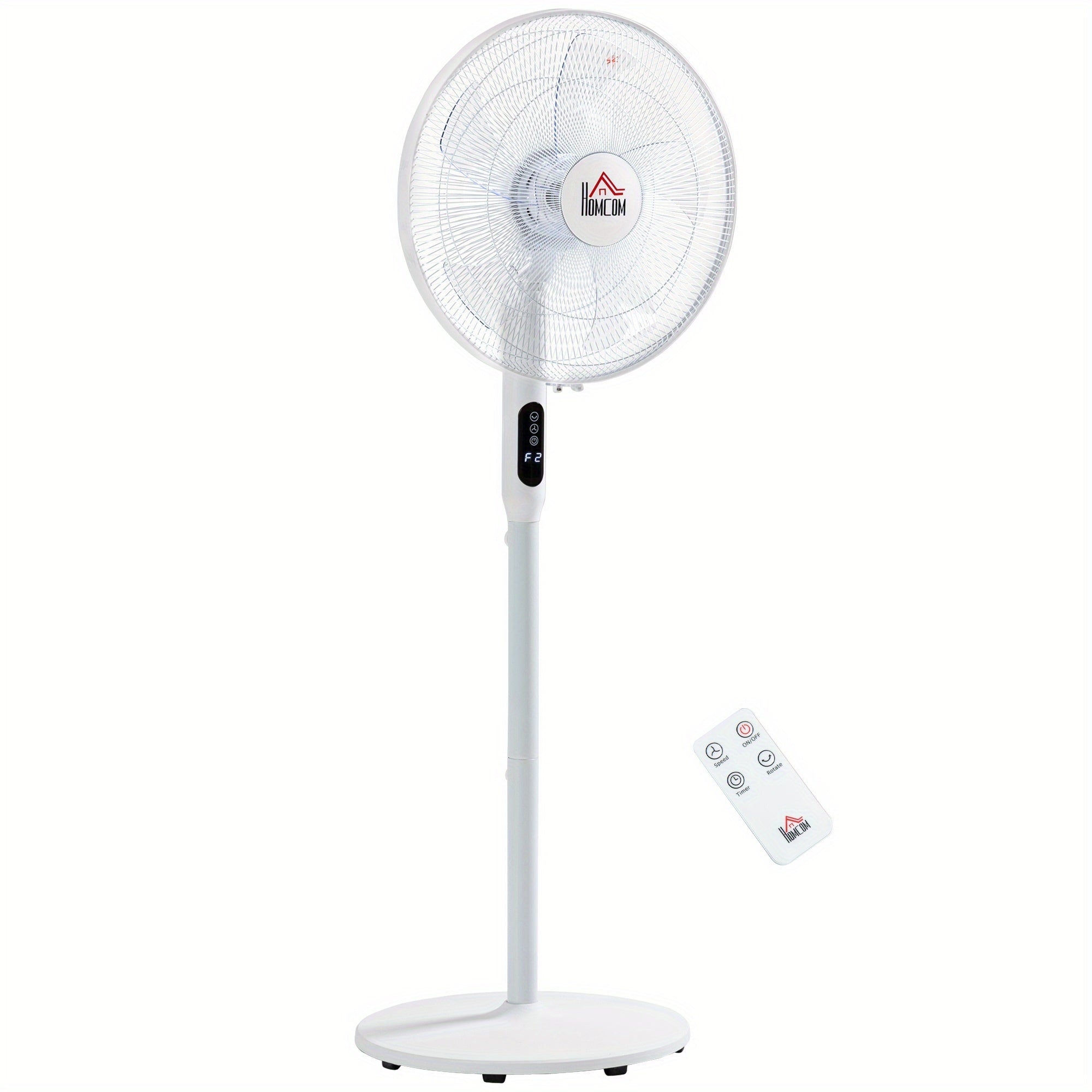 1pc HOMCOM 824-033WT Floor Standing Fan
