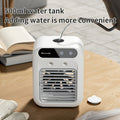 USB Rechargeable Mini Air Cooler Fan, Portable Desktop Cooling Device, Built-in Lithium Battery Wireless Design, USB Charging, Perfect for Home, Office and Dormitory